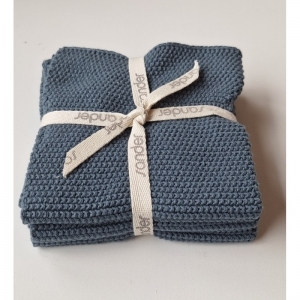 vaatdoek 3 stuks 10 blue stone