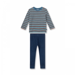 Jongens pyjama blauwgroen