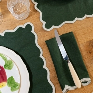 serviette linnen forest