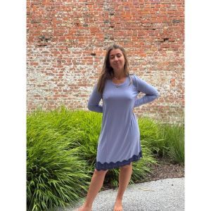 Slaapkleed 95cm blue cashmir